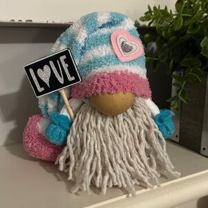 Valentines Stripe LOVE Gnome - Handmade, Farmhouse
